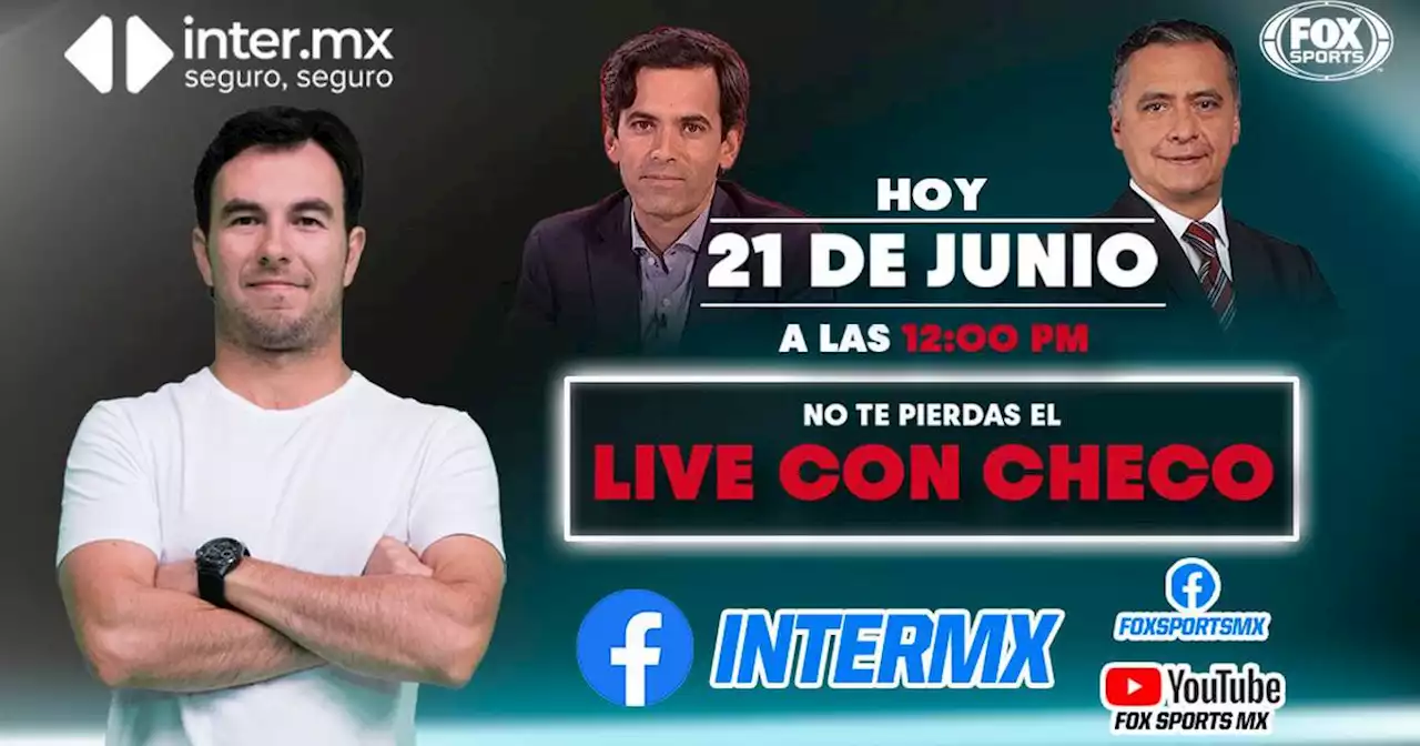 En vivo con Checo Pérez: ¿Cómo ver el LIVE junto a ‘Chacho’ López y Diego Mejía?