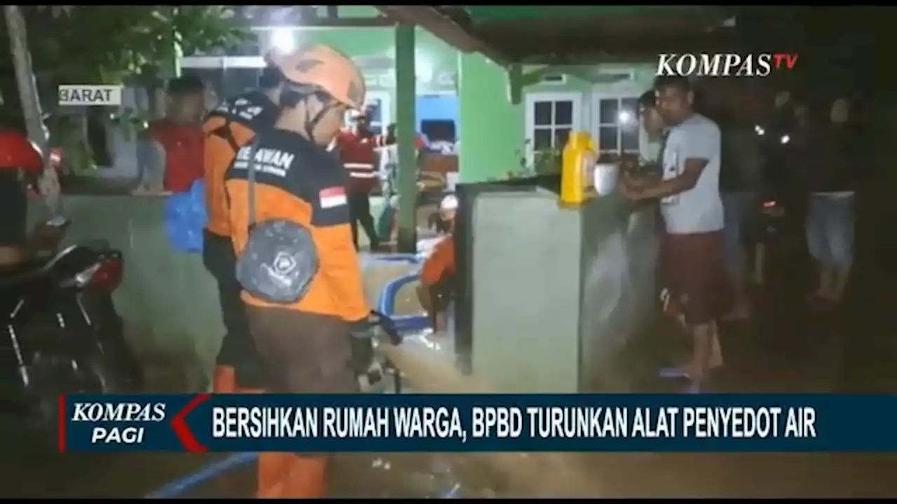 BPBD Kerahkan Alat Penyedot Air ke Rumah Warga Hingga Longsor Tebing Perparah Banjir Desa Pamuruyan!