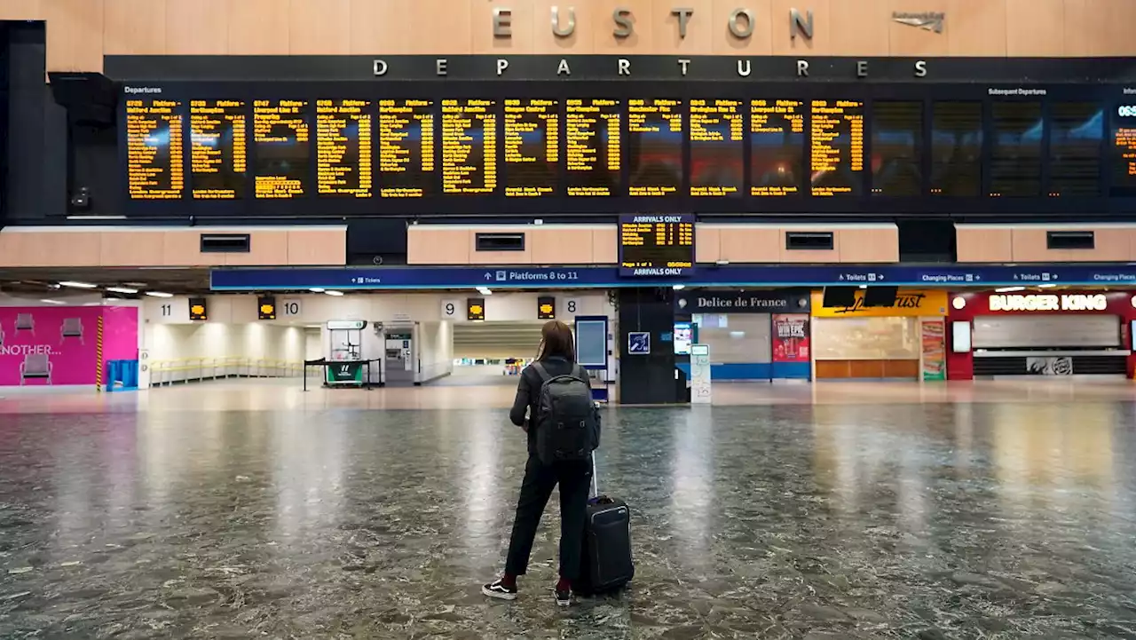 Bahnstreik lähmt Großbritannien