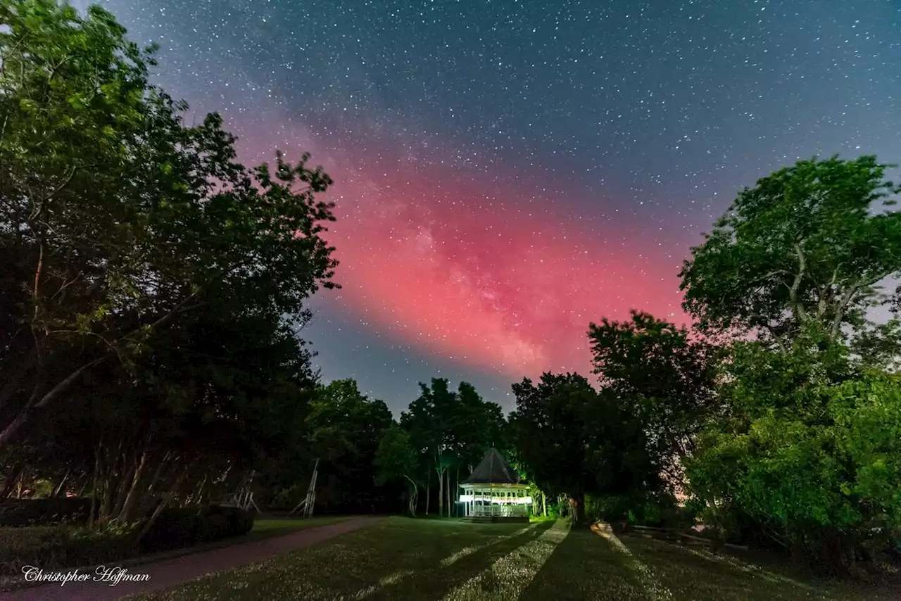 SpaceX launch may have cast an invisible red glow over the night sky