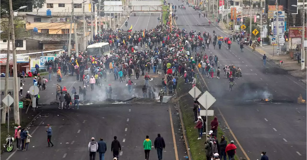 Thousands of Ecuador indigenous protesters march on capital