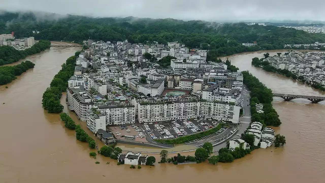 Hundreds of thousands evacuated in China after severe flooding