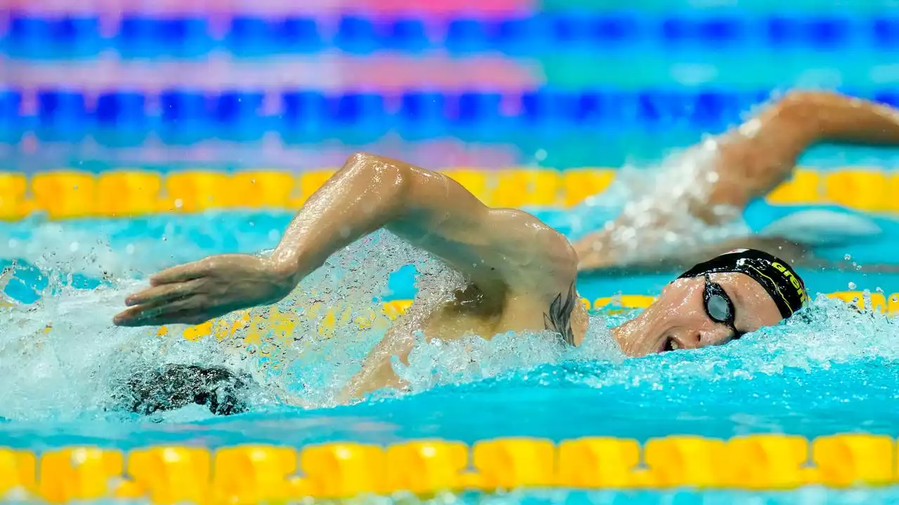 Schwimm-WM - Florian Wellbrock krault über 800 Meter zu Silber