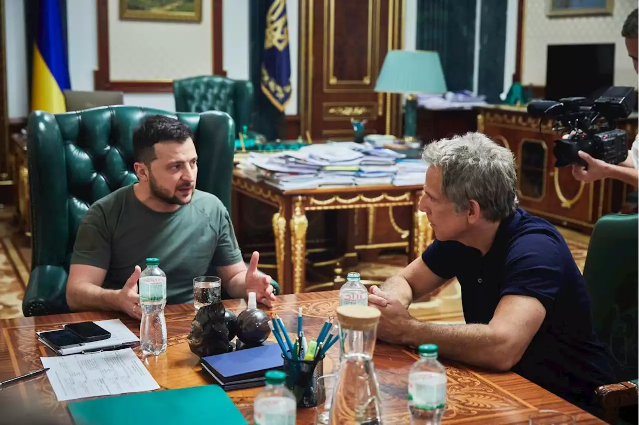 'You're my hero' Hollywood's Ben Stiller tells Zelensky in Kyiv