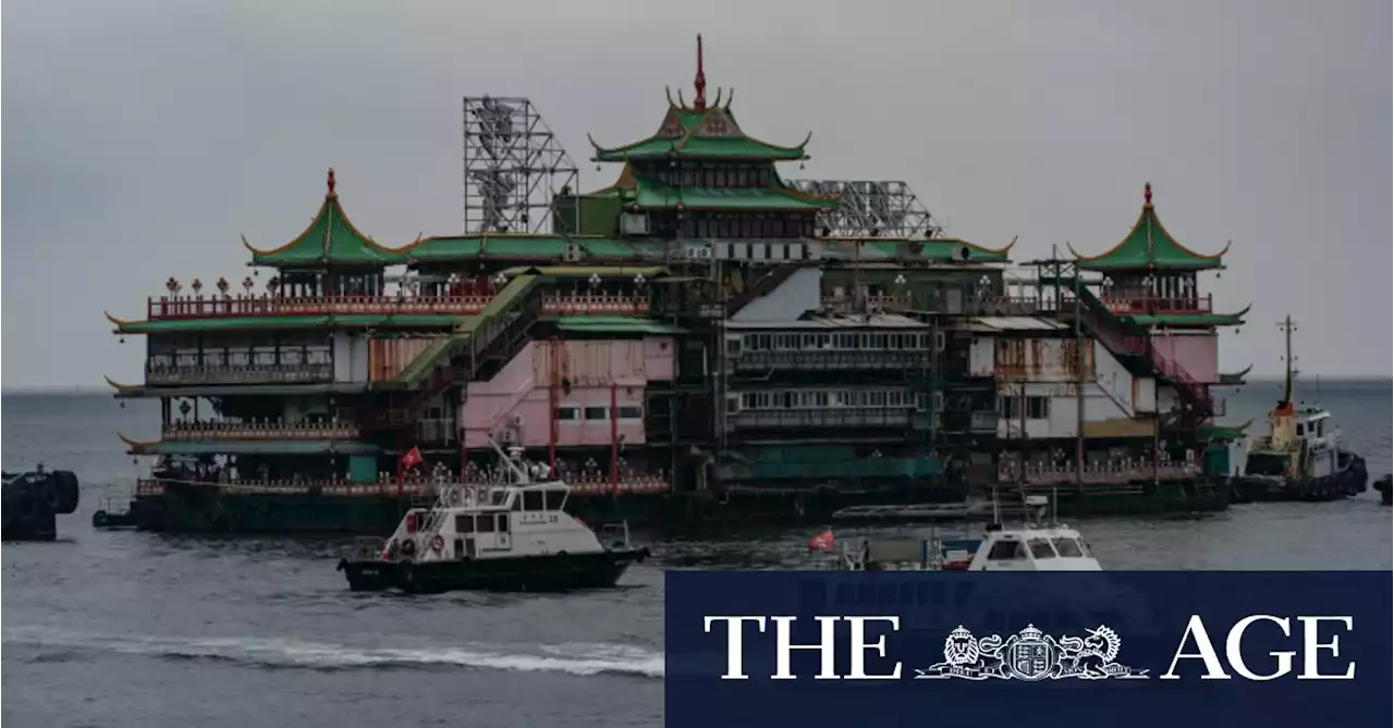 Hong Kong’s iconic Jumbo Floating Restaurant capsizes at sea