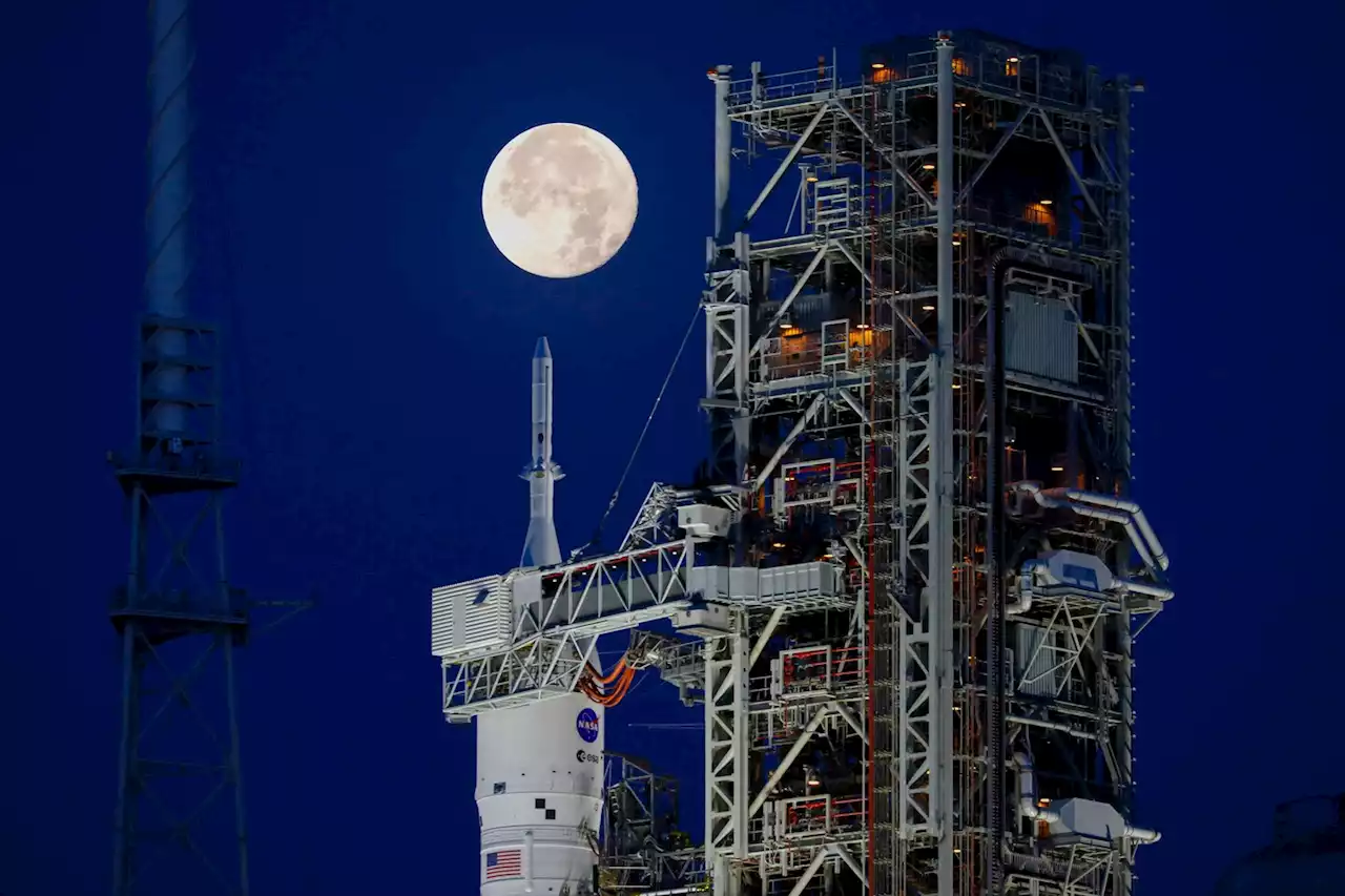 NASA finally fuels moon rocket, but first launch remains a question