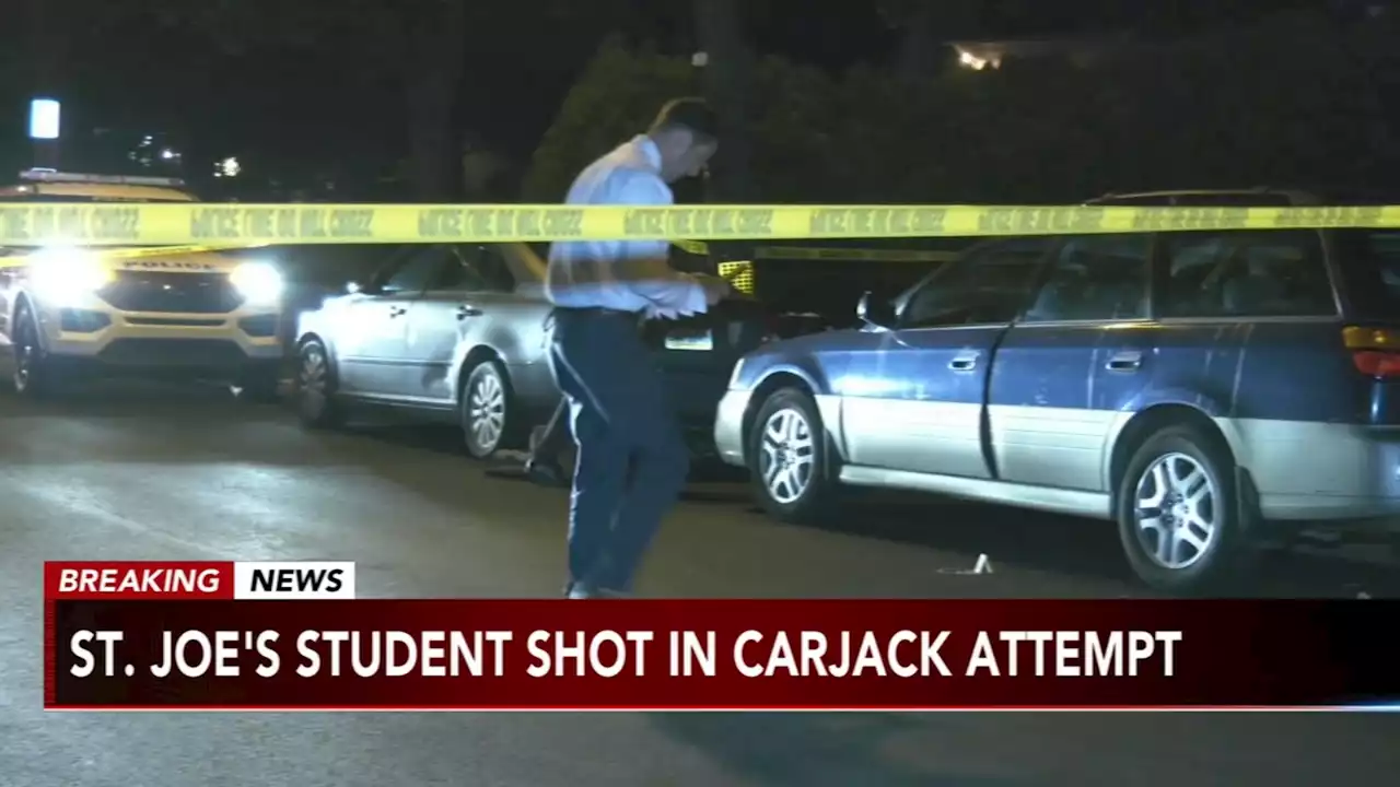 Saint Joseph's student shot in attempted carjacking after returning home: Police