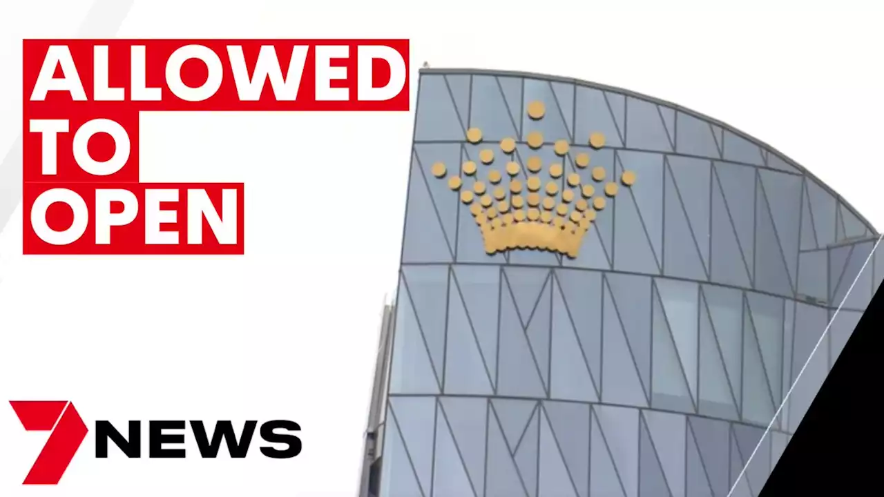 Crown Sydney will finally be allowed to open its high-roller casino | 7NEWS