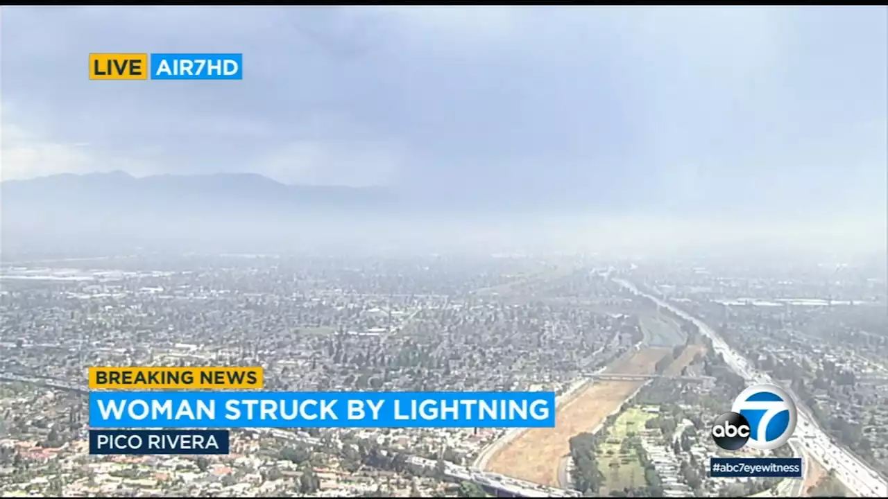 Woman, dogs killed by lightning strike in Pico Rivera