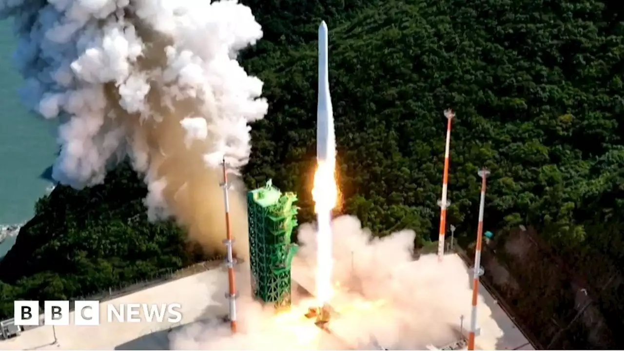 South Korea launches its first satellites into space