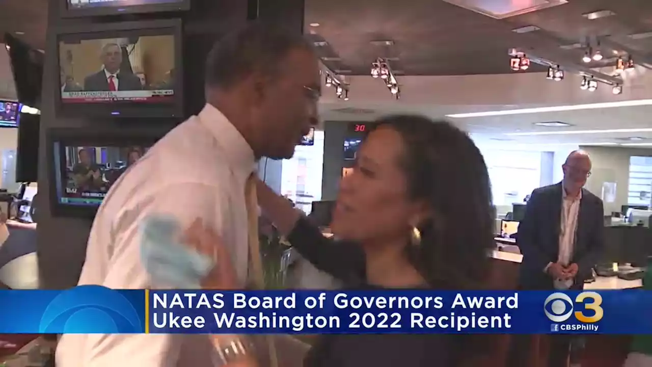 WATCH: Ukee Washington Finds Out He Will Receive NATAS Board Of Governors Award