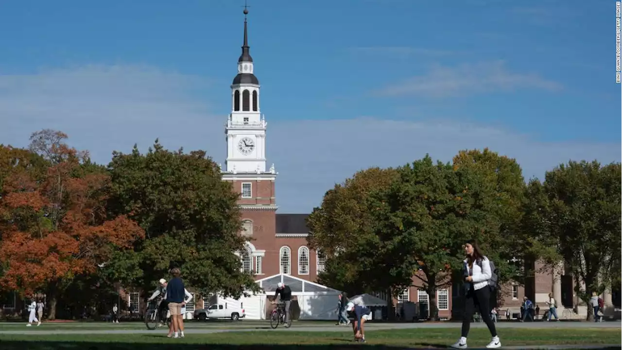 Dartmouth College eliminates undergraduate student loans and replaces them with scholarship grants