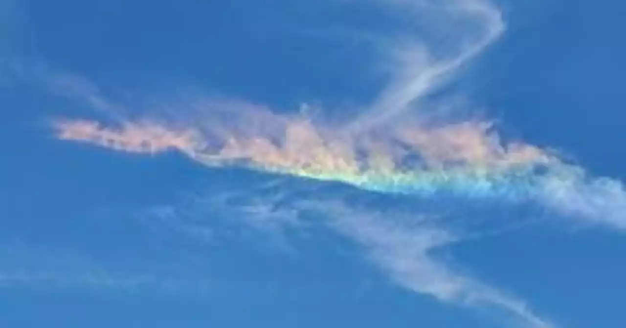 What were those 'rainbow clouds' over Utah?