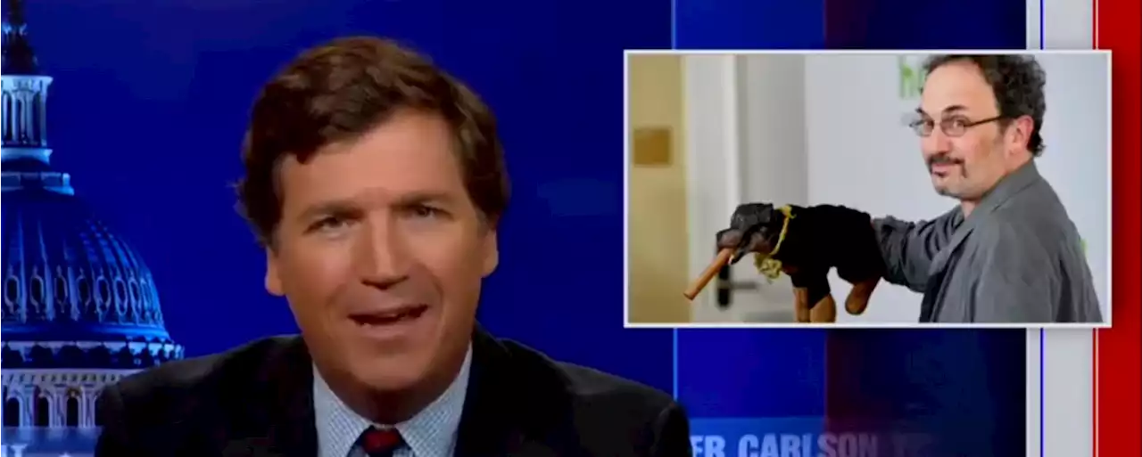 Tucker Carlson Can't Get Stephen Colbert And His Puppet Off His Mind