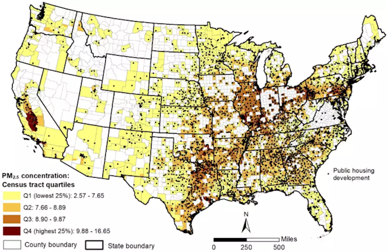 Air pollution exposure disparities in US public housing developments - Scientific Reports