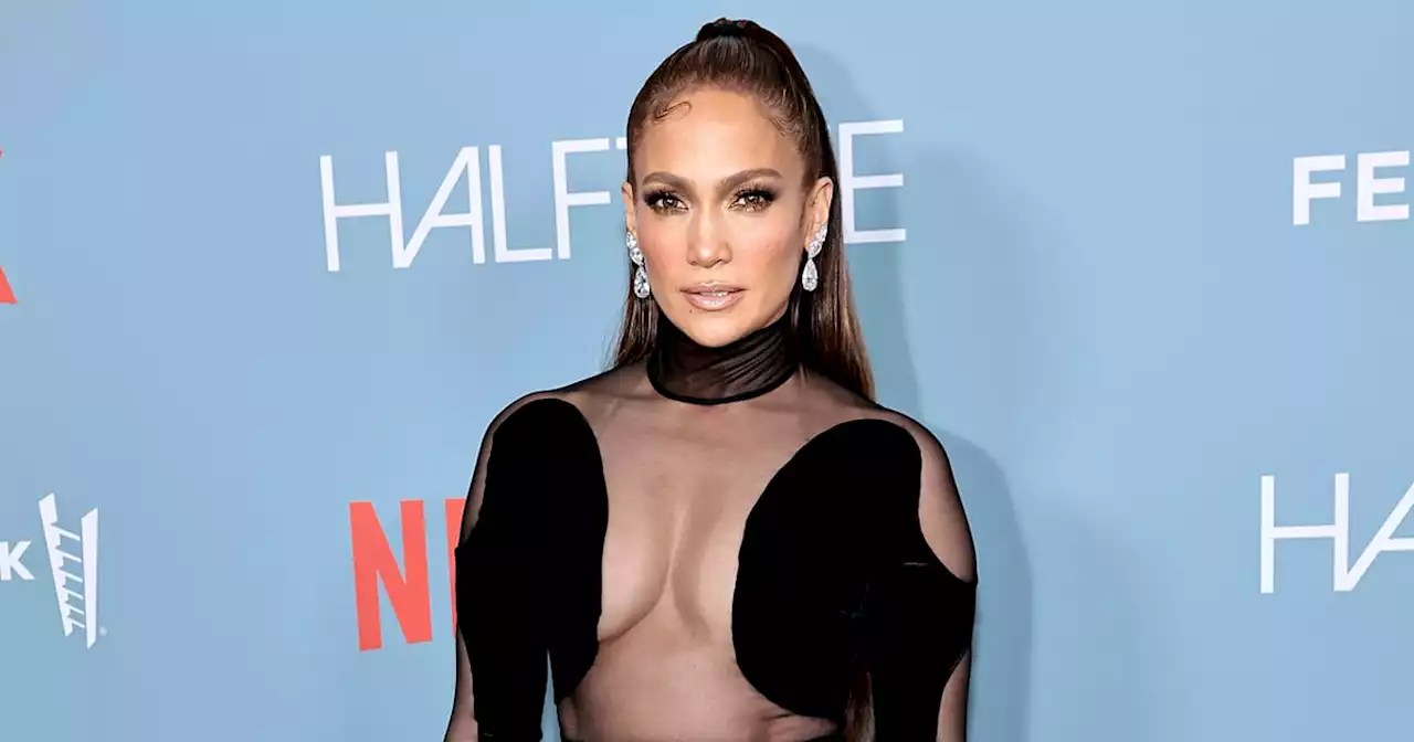 J Lo Wears Silk Pajamas and Platform Pumps For a Private Plane Ride