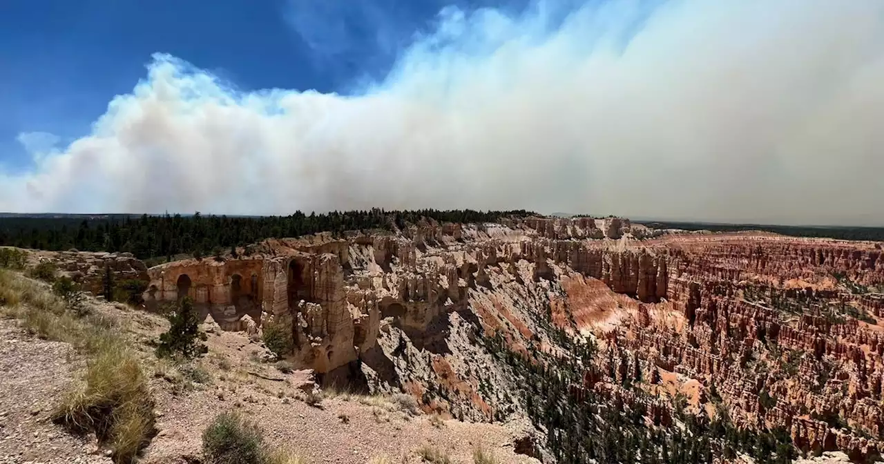 Smoke chokes Bryce Canyon National Park as Utah wildfire scorches 3,000 acres