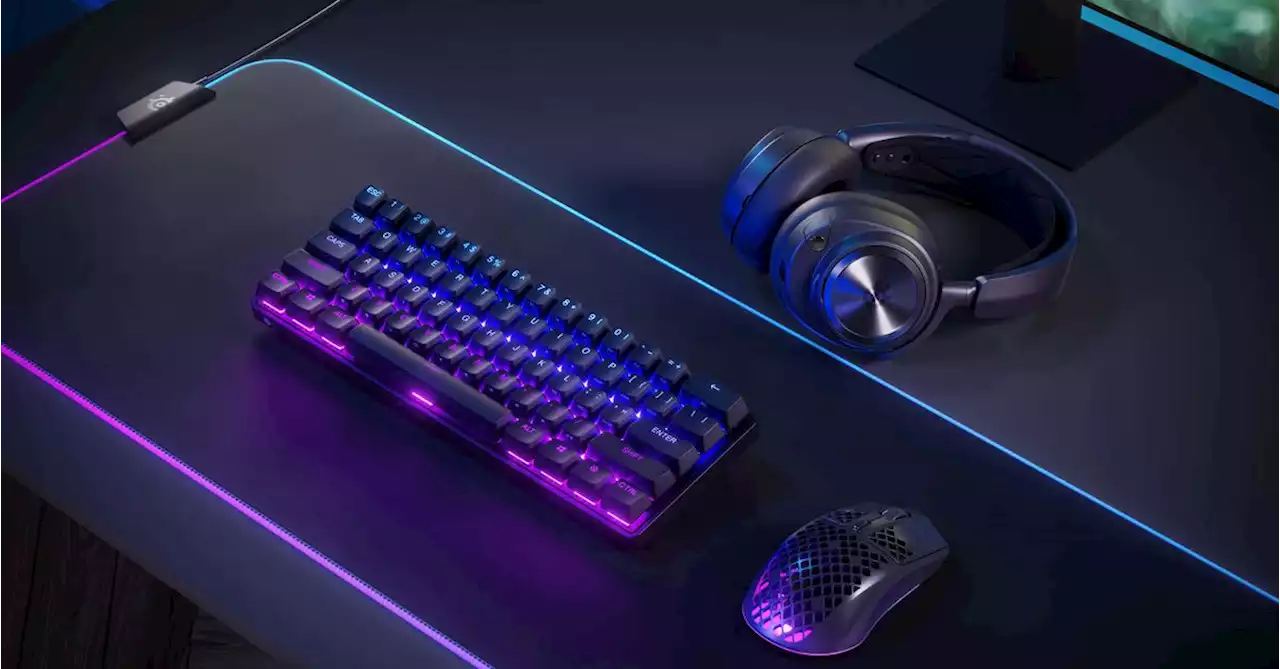 SteelSeries brings its adjustable mechanical switches to compact keyboards