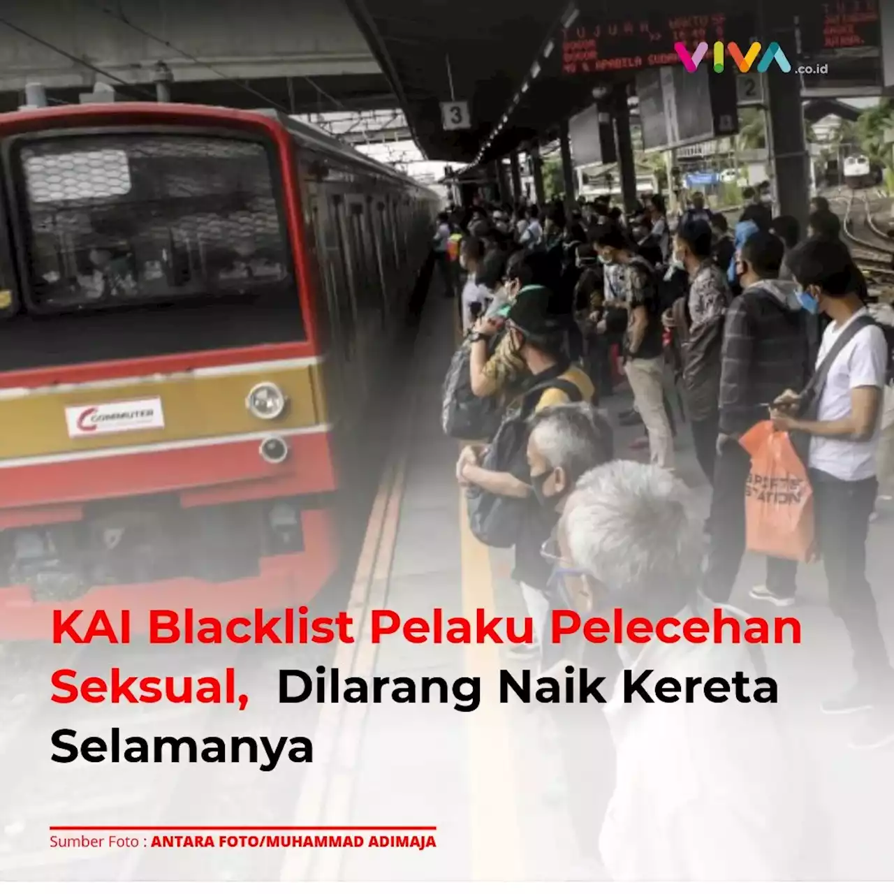 KAI Blacklist Pelaku Pelecehan Seksual, Dilarang Naik Kereta Selamanya