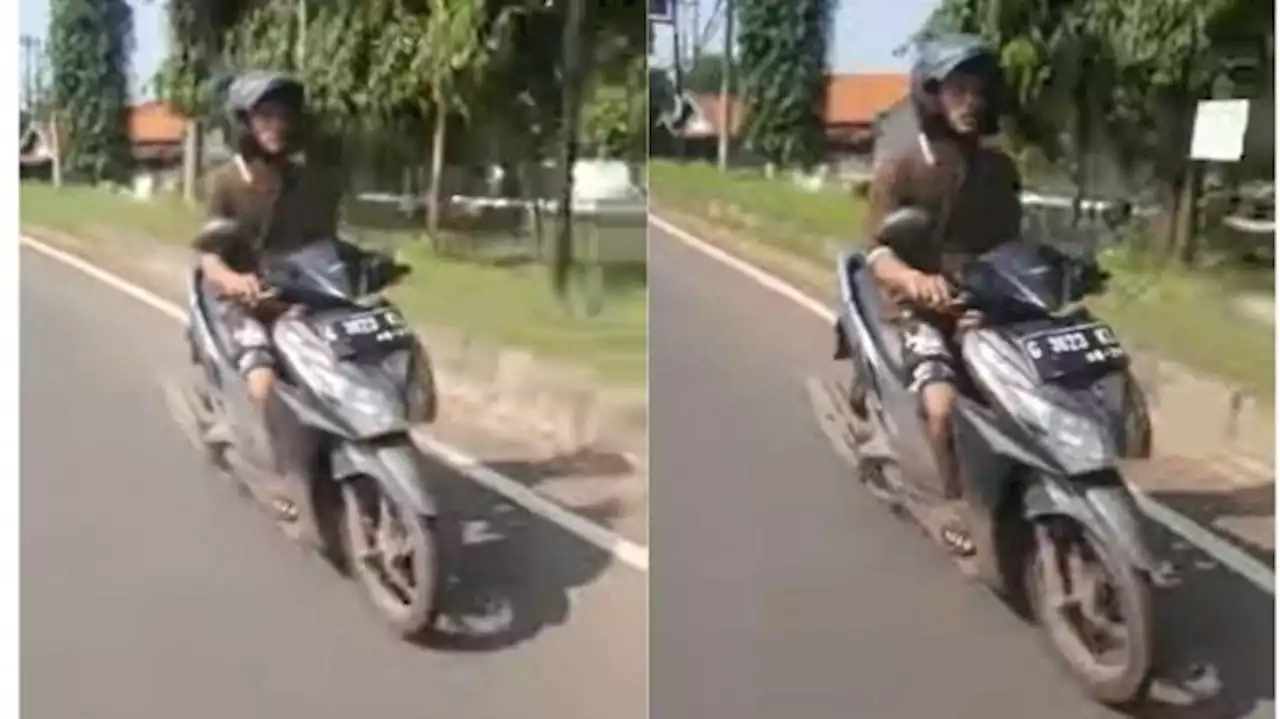 Viral Video Pria Diduga Masturbasi di Atas Motor