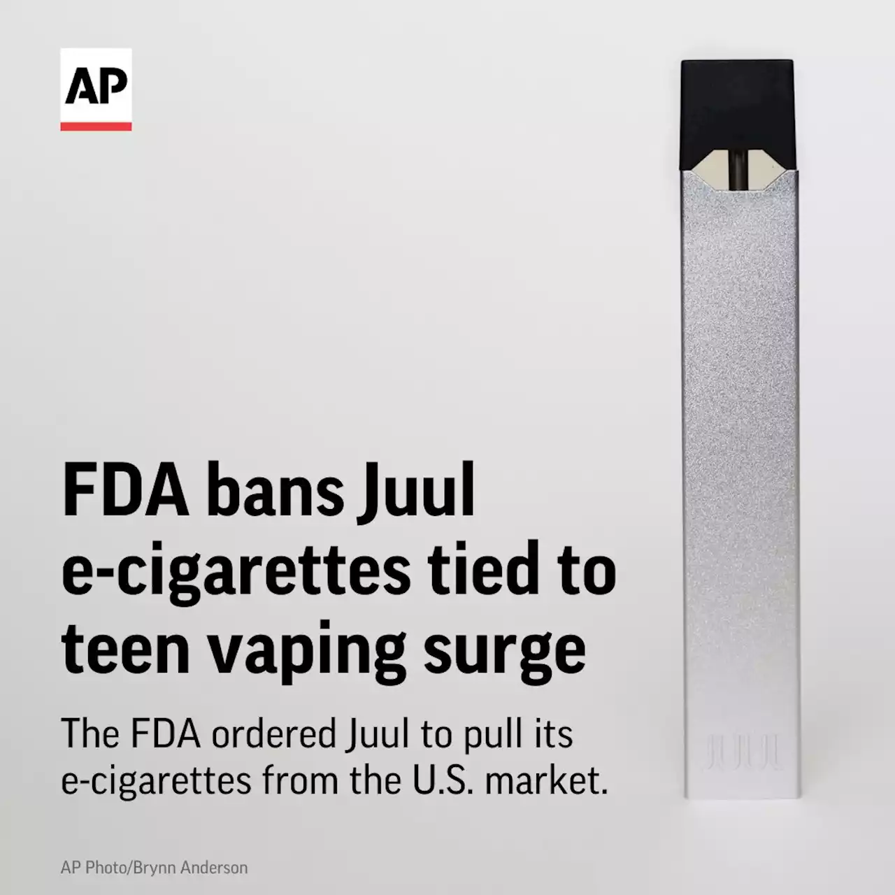 FDA bans Juul e-cigarettes tied to teen vaping surge