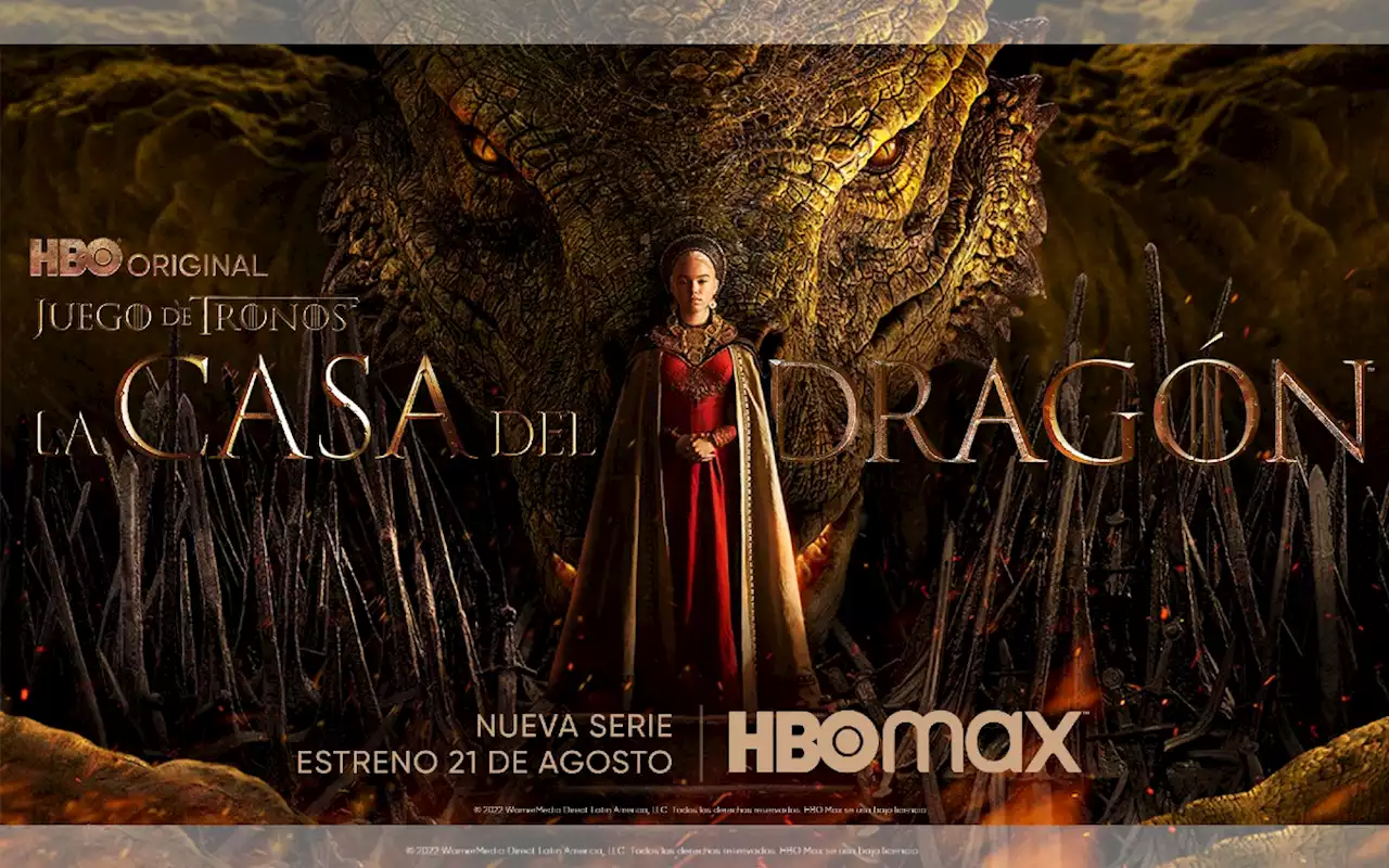 House of the Dragon, la precuela de Game of Thrones, llega a HBO el próximo 21 de agosto