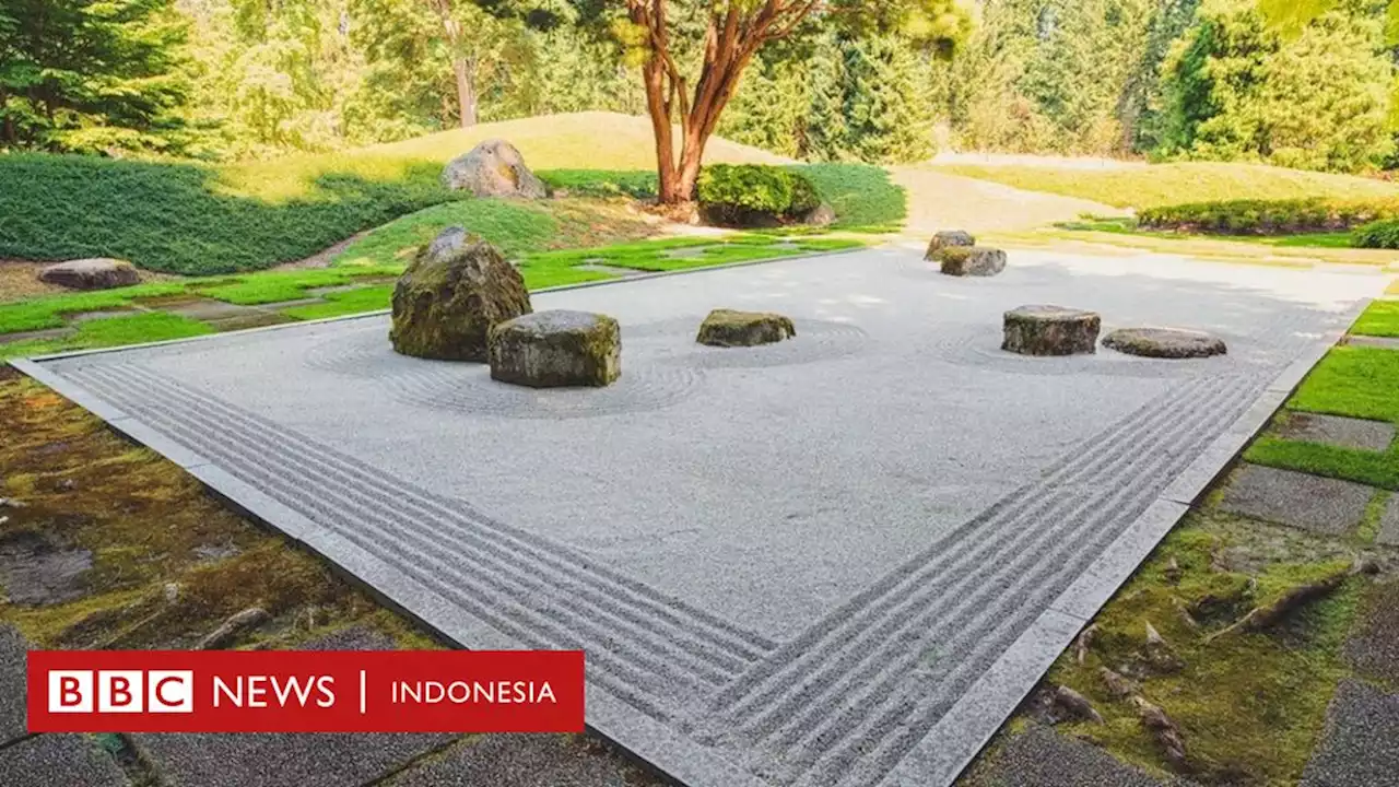 Makna tersirat di balik 'keindahan dan ketenangan' bebatuan taman Zen Jepang - BBC News Indonesia