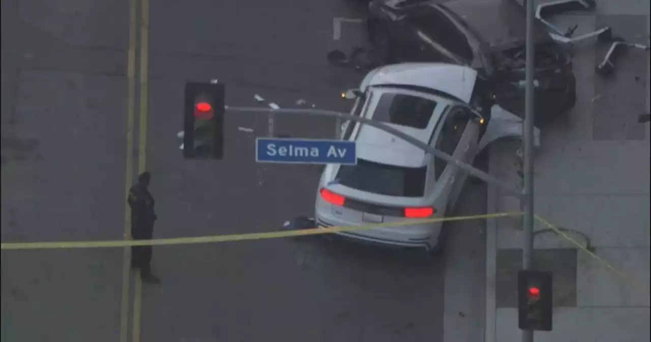 Man suffering from gunshot wound crashes vehicle in Hollywood near W Hotel