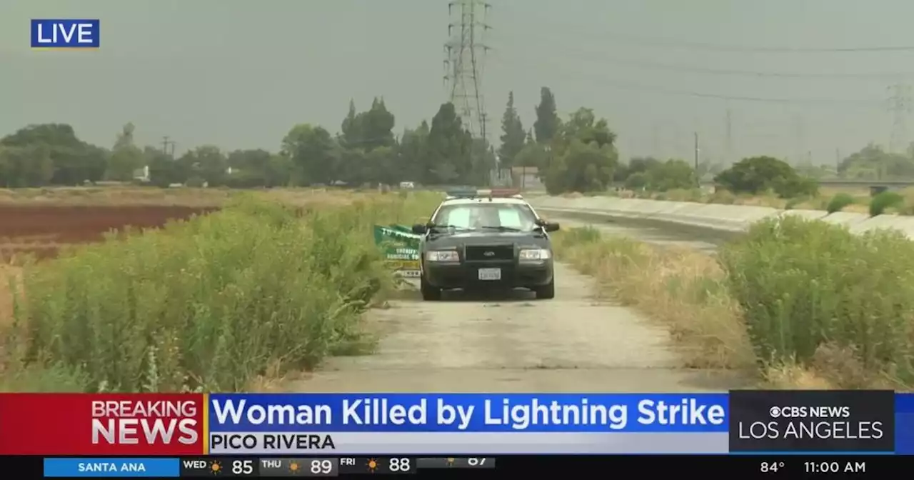 Woman, two dogs struck and killed by lightning in Pico Rivera