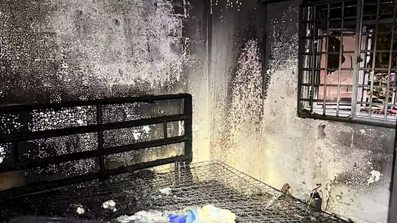 Two toddlers rescued from fire at Marsiling flat