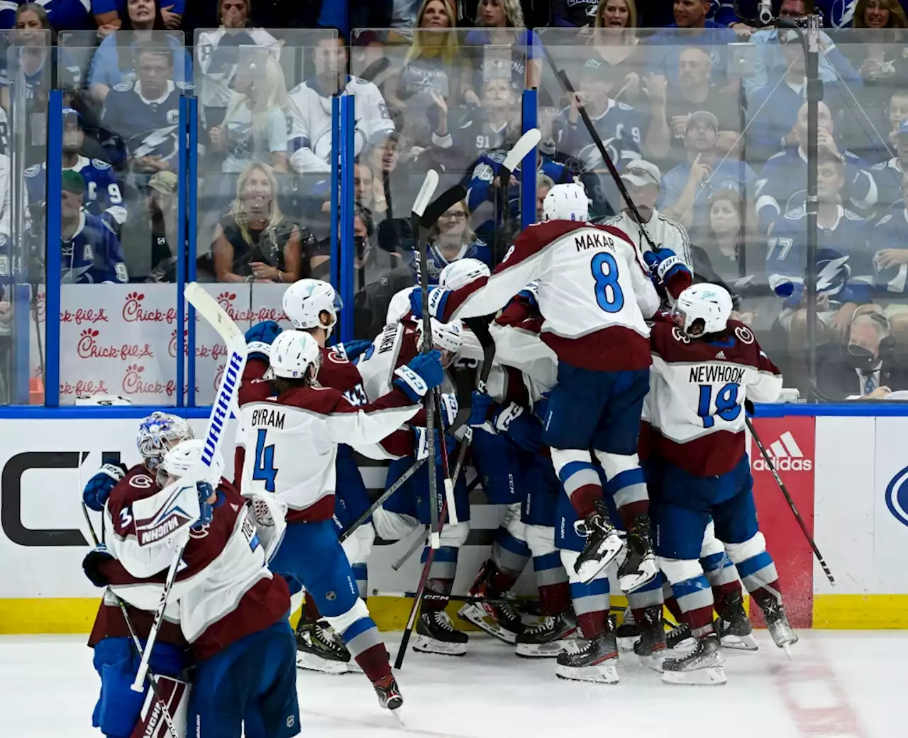 PHOTOS: Colorado Avalanche beat Tampa Bay Lightning in overtime, NHL Stanley Cup Finals Game 4