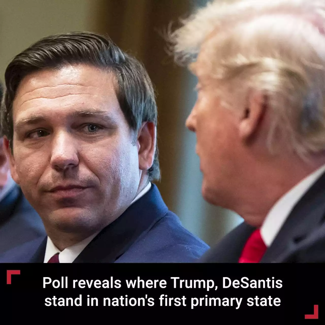 2024 poll: DeSantis edges Trump in New Hampshire, which holds the first presidential primary