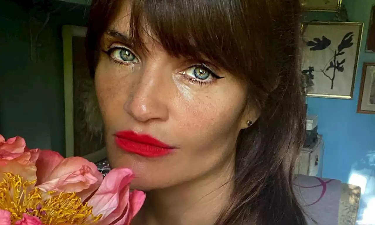 Helena Christensen's red dress was a show-stopper - stars react