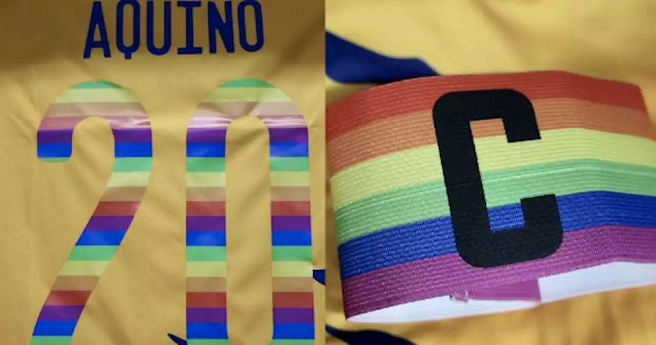 Así lució Tigres su uniforme, con colores de la bandera LGTB