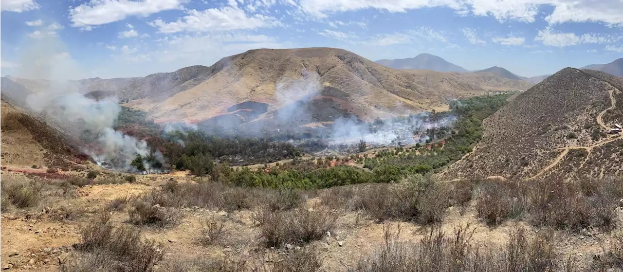 Border 16 Fire Near Dulzura 100% Contained: Cal Fire