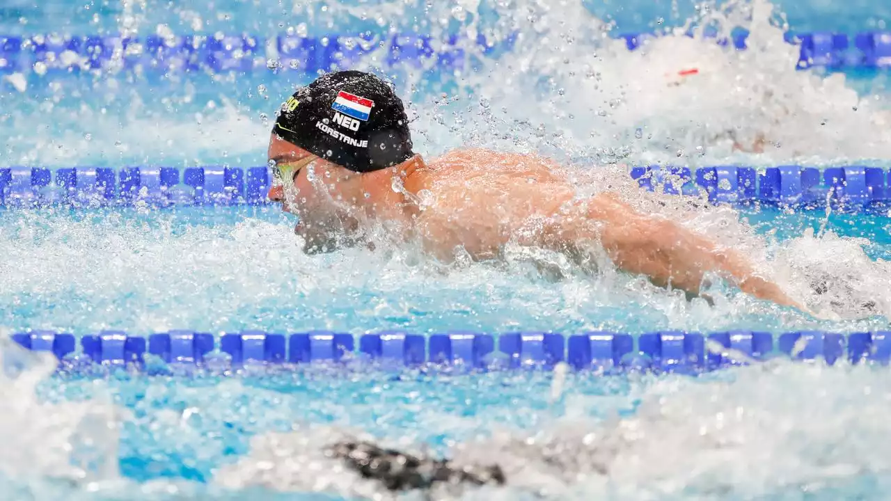 Korstanje mist ondanks Nederlands record WK-finale op 100 meter vlinderslag