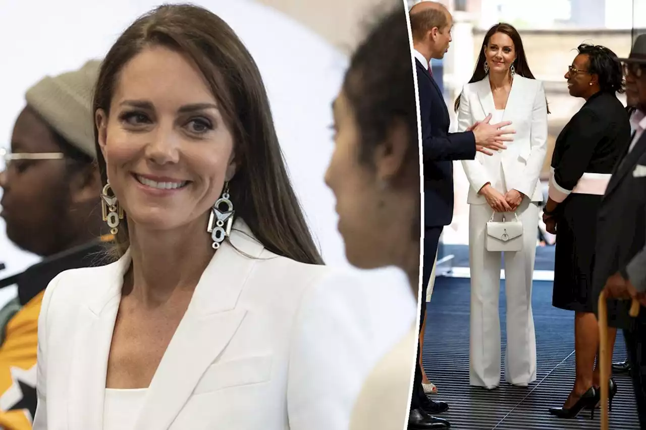 Kate Middleton wears earrings by black-owned brand on Windrush Day