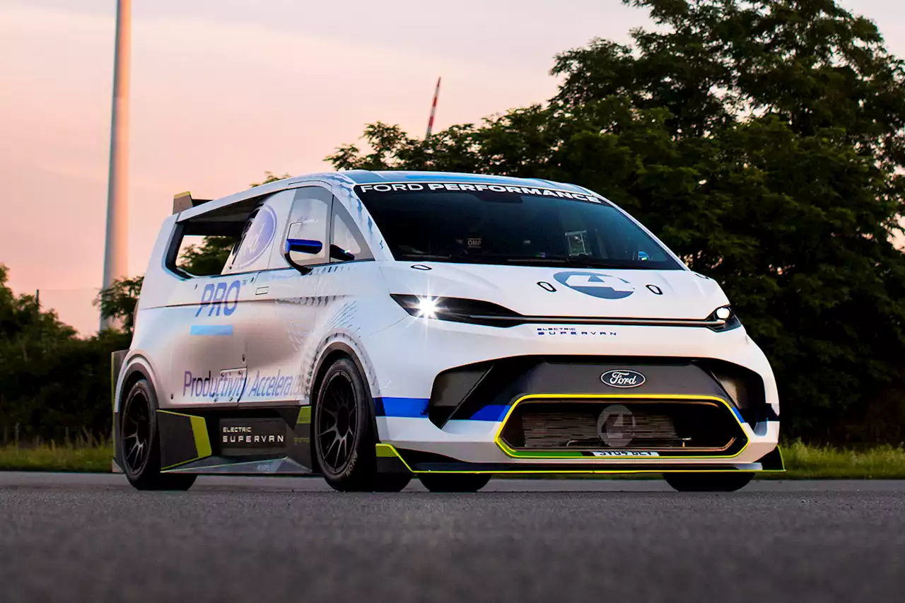 Behold the 2,000hp Ford Pro Electric SuperVan