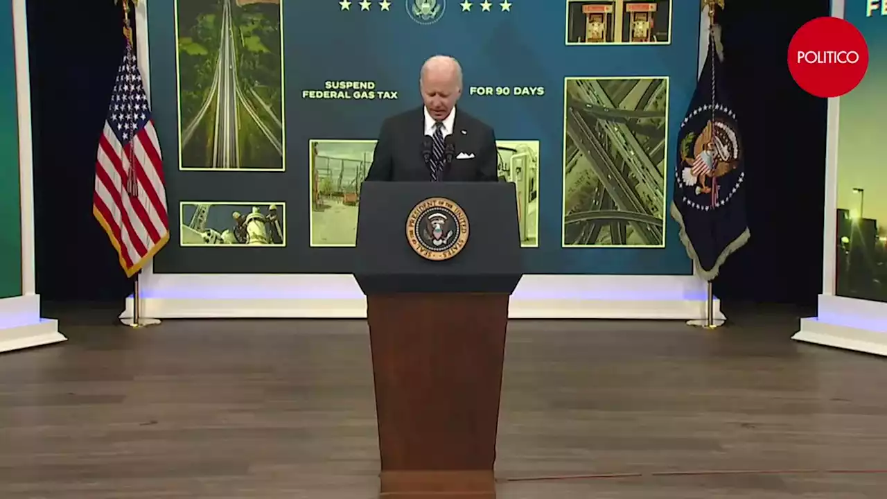 Biden blames Russia for gas prices as he presses Congress, states and oil companies