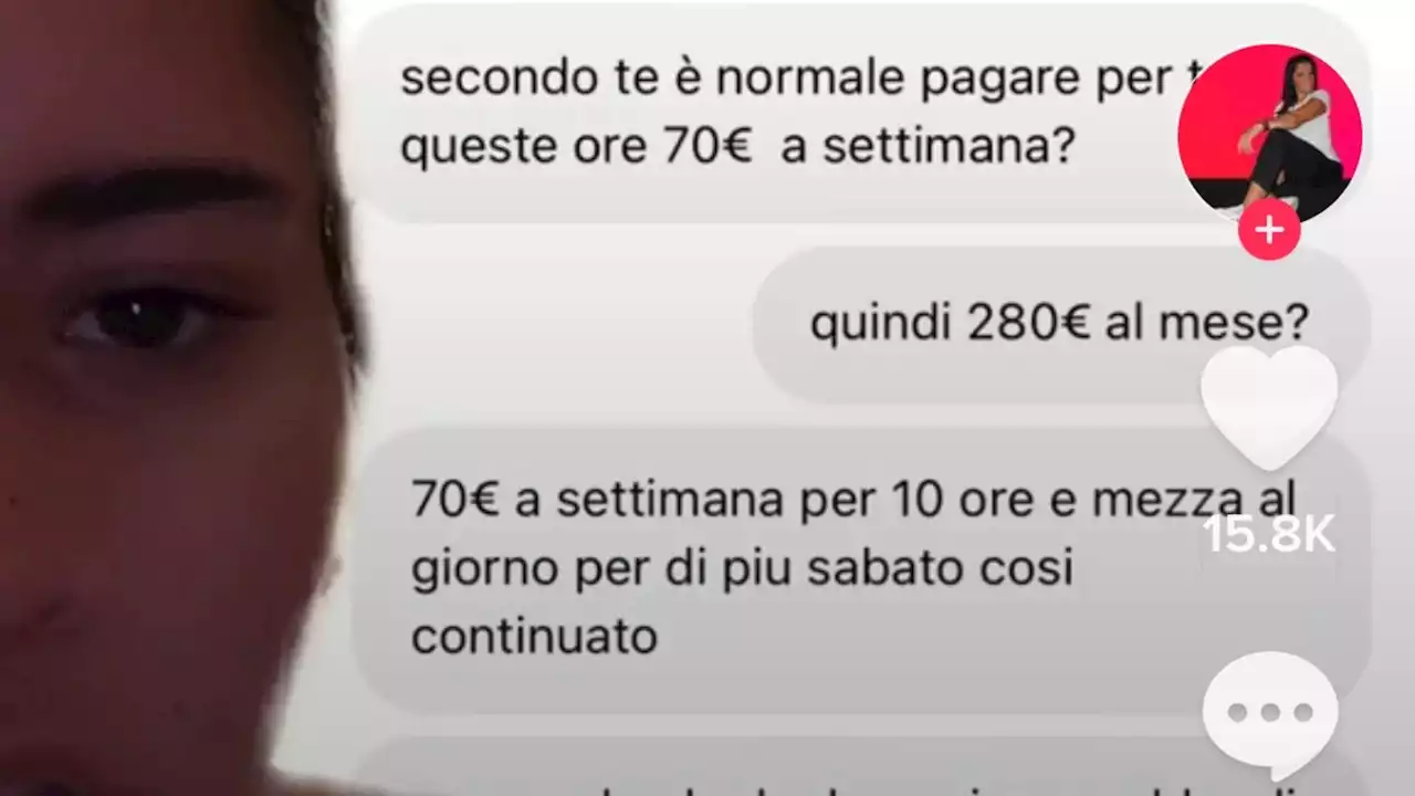 Ha denunciato lavoro sottopagato: 'Mi stupisco del clamore, come se fosse una novità'