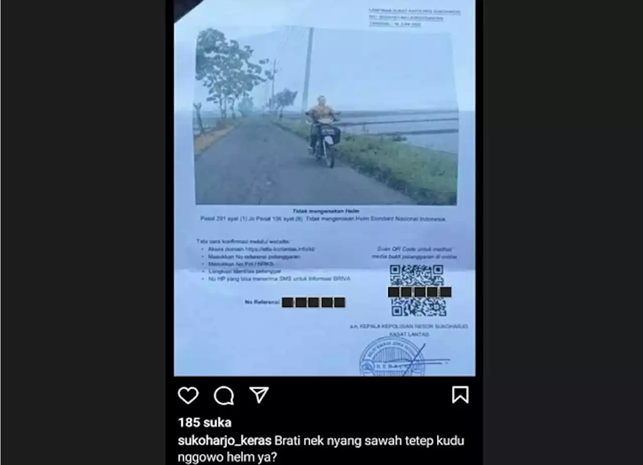 Lagi Viral! Berapa Denda Tilang Tidak Pakai Helm Untuk Pemotor