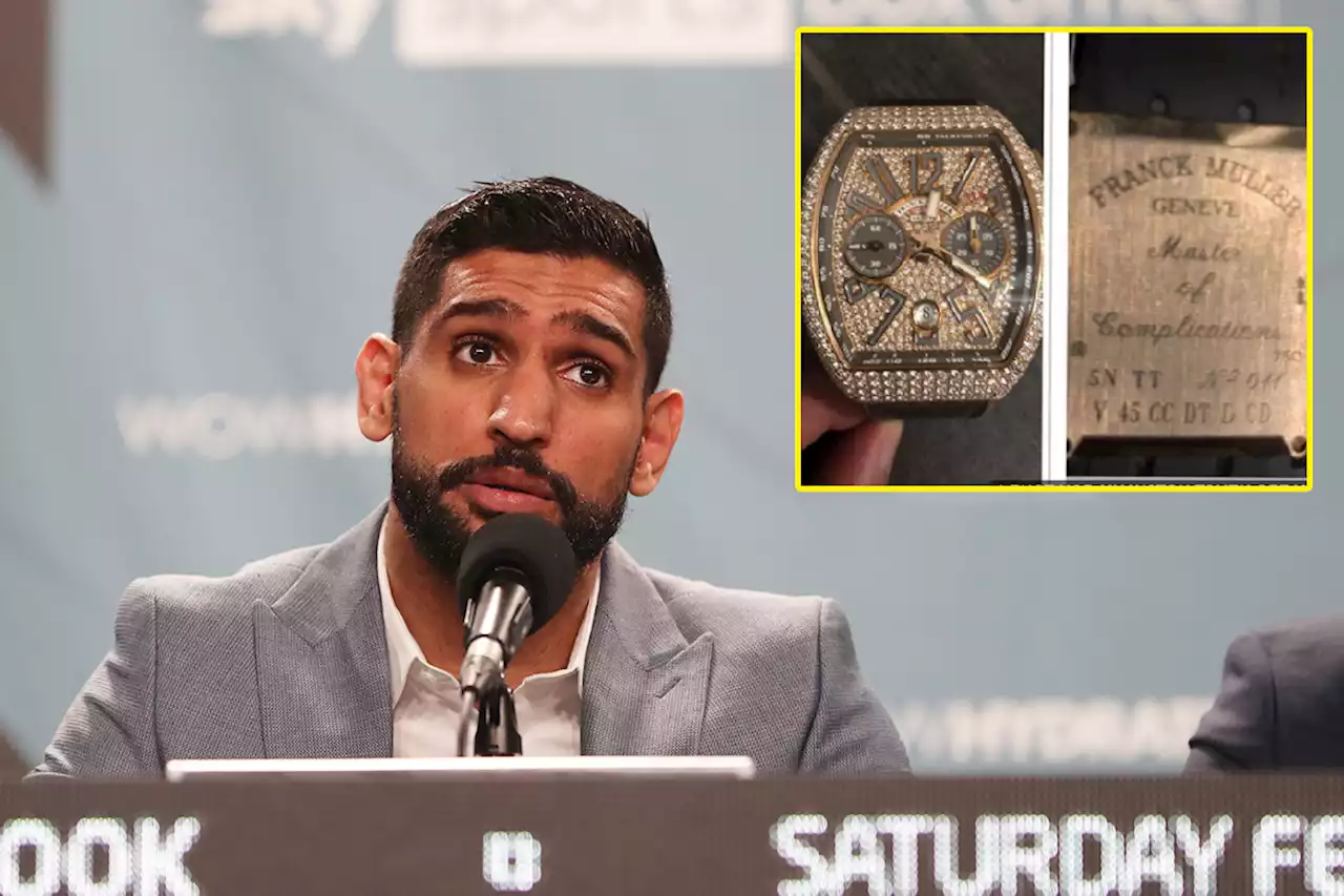 Three men arrested after Amir Khan robbed at gunpoint for £72,000 watch