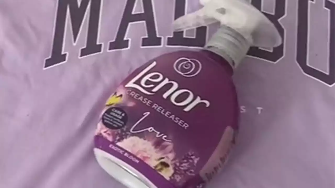 Woman ‘gobsmacked’ by £3 spray which means you’ll never have to iron again