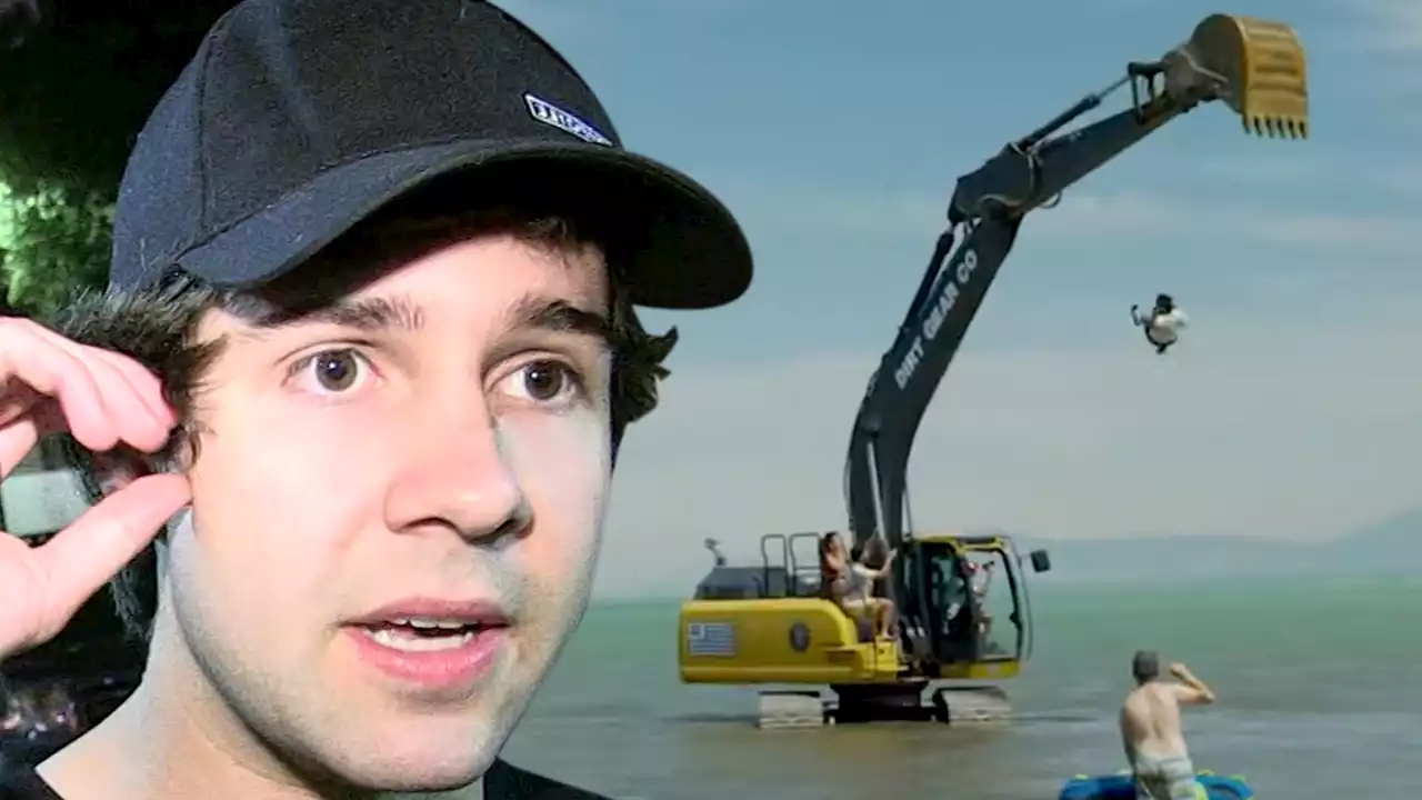 David Dobrik Sued for Excavator Stunt Gone Wrong, Man Claims He Almost Died