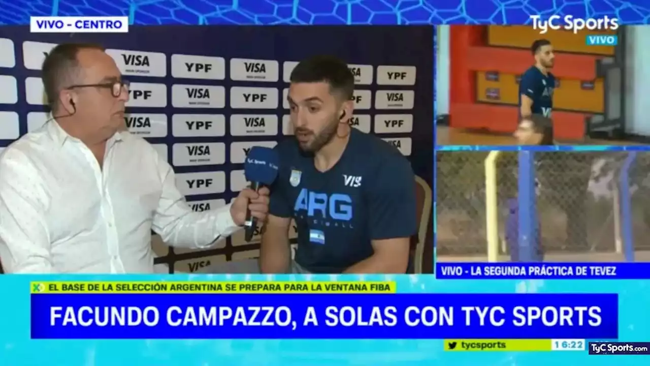 Facundo Campazzo, a fondo: la ausencia de Scola, las vacaciones en Córdoba y su futuro en la NBA - TyC Sports