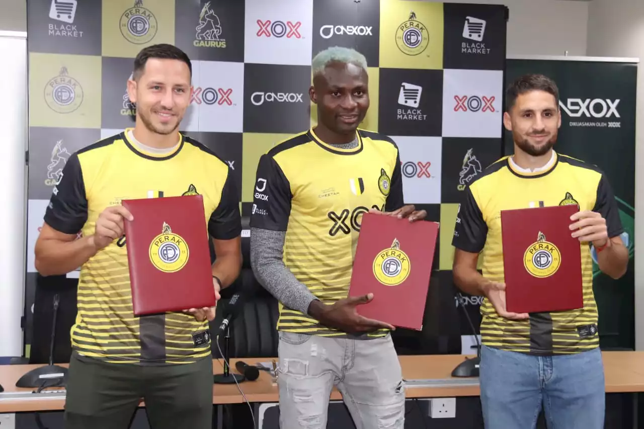 Trio import Perak FC janji aksi terbaik