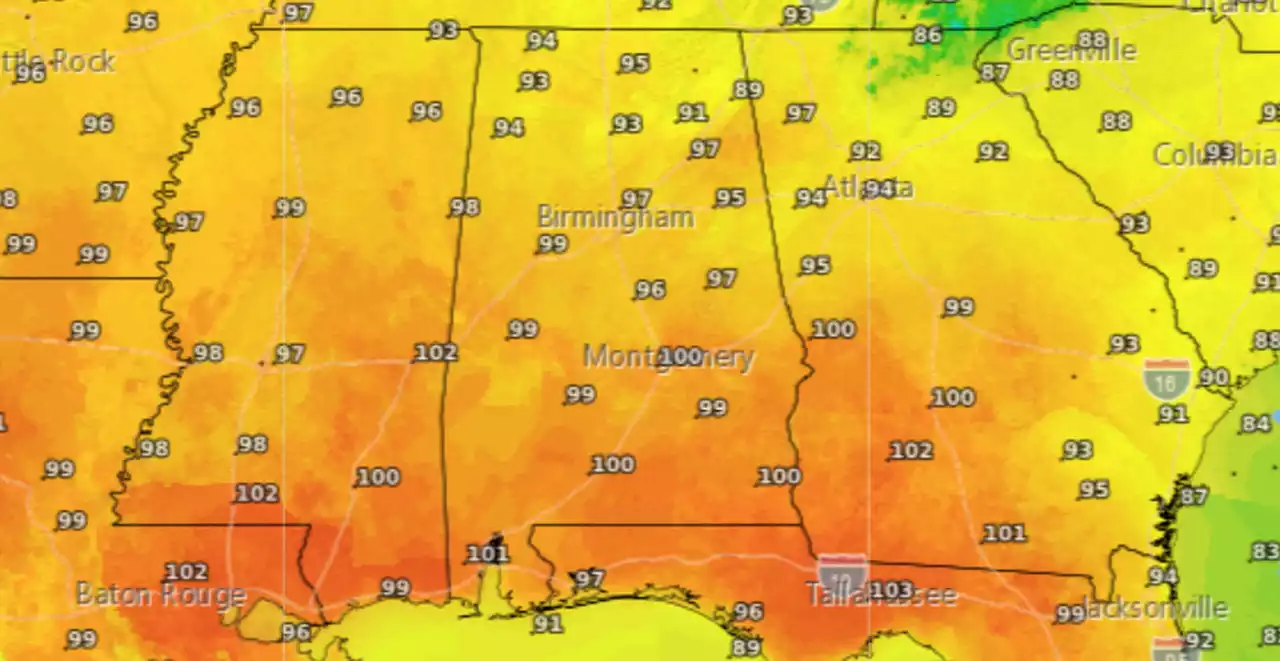 More record highs in Alabama on Thursday