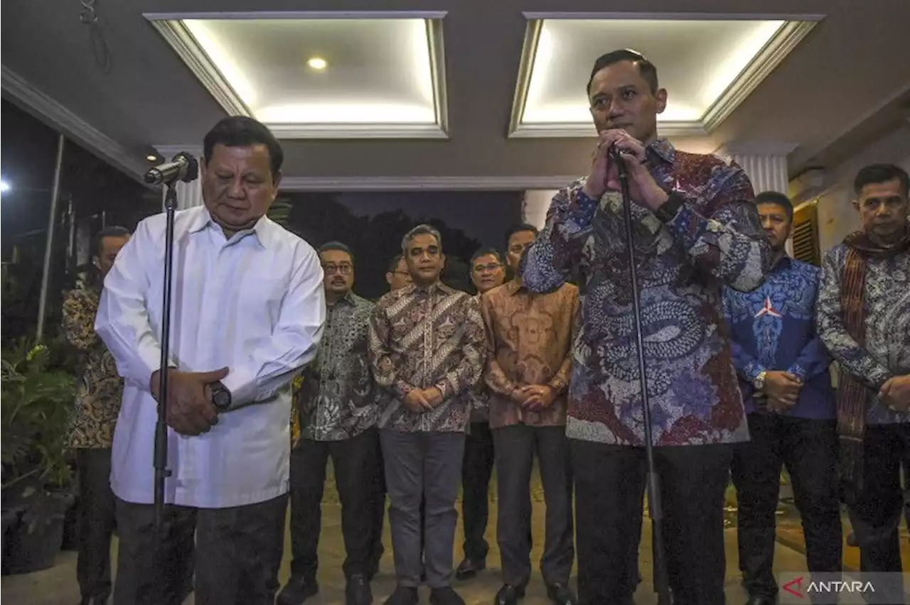 AHY sebut pertemuan dengan Prabowo bahas isu global hingga kebangsaan