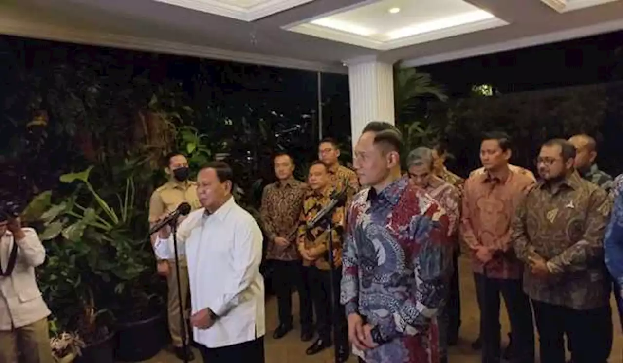 Belum Umumkan Koalisi Pilpres 2024, Prabowo: Masih Lama