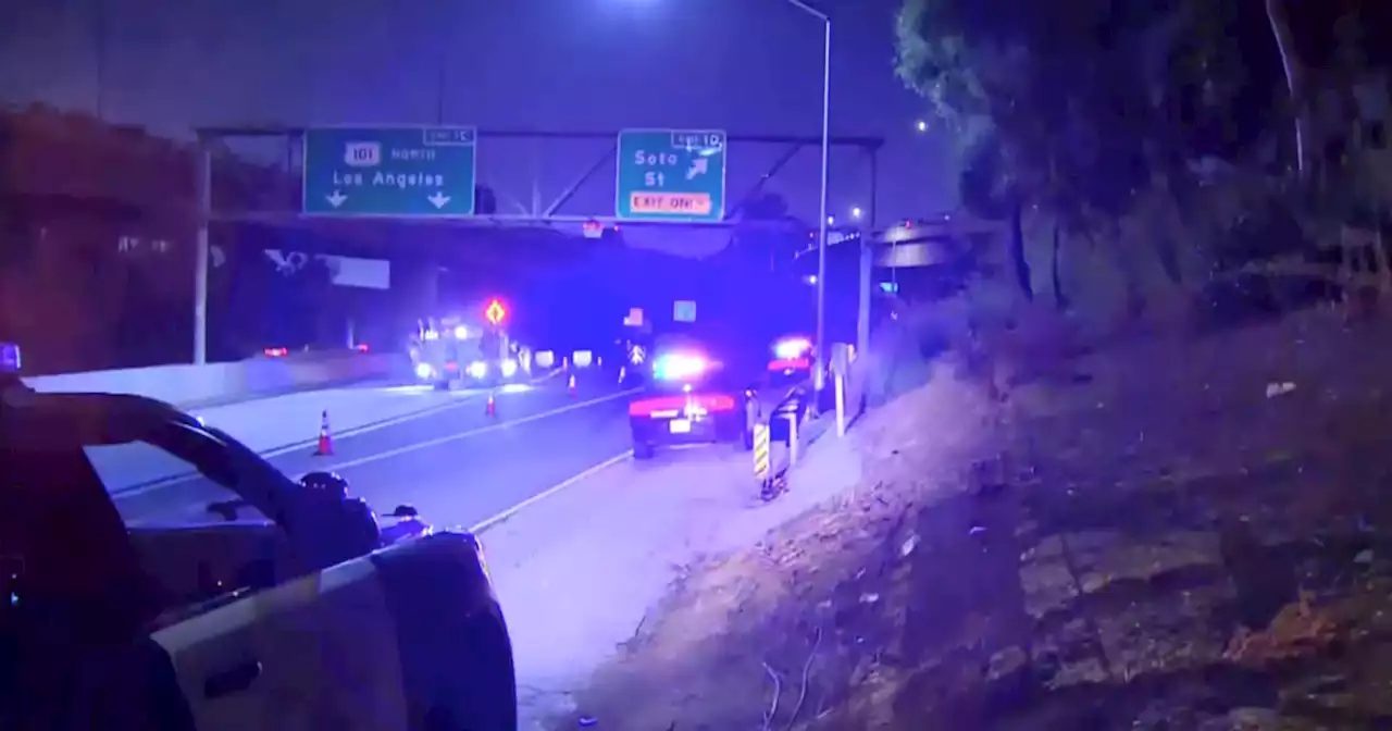 Death investigation prompts hours-long Sigalert for WB SR-60 in Boyle Heights